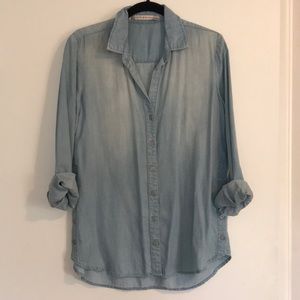 Chelsea & Violet Chambray Button-Up